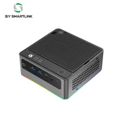 PC Mini Portátil OEM Windows 10/11 PRO Múltiplas Interfaces LED Opcional Mini Host Computador de Mesa