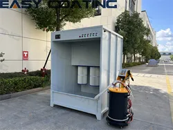Sistema de Cabine de Recuperação de Pulverização de Pó Eletrostático Manual