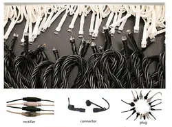 Ferngesteuerte RGB-farbwechselnde LED-IP65-Weihnachtslichterkette