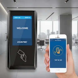 Poe Uhr HTTP Server Kartenleser mit Touchscreen IP68 Zugangskontrollgerät