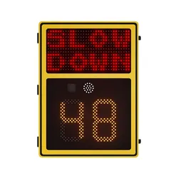 Biển báo tốc độ LED Mutcd với ma trận ống kính quang học