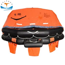 16 persona Solas approvazione autogonfiamento tiro Overboard gonfiabile vita Salvataggio Raft