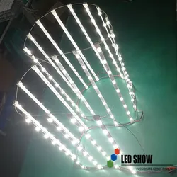 LED-hintergrundbeleuchtungsquelle – starre Lichtleiste mit Drahtseil und Haken