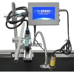 Ngày hết hạn Tij Số lô Số mã Máy in phun mực tự động Máy phun mực in phun