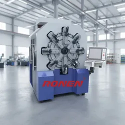 6 Máy tạo hình lò xo động cơ chính xác cao Axis CNC nóng rèn