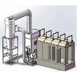 Mono-Zyklon-Elektrostatisches Pulverbeschichtungssystem
