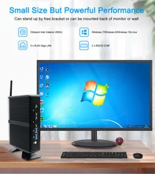 Hervorragender tragbarer Mini-Computer mit zwei COM-Ports Mini-PC