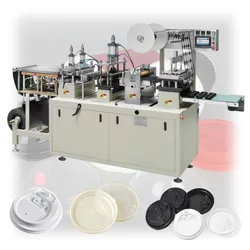PVC/PET/PS 蓋 プラスチック製造機 自動ジュースプラスチック容器包装蓋機械