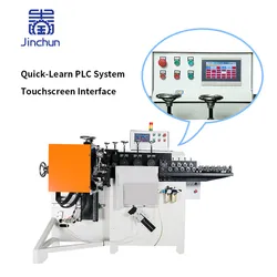Máquina de fabricación de anillos de alambre CNC totalmente automática, soldadura por tope para anillos, doblado de círculos, formación de bucles y resortes