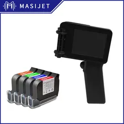 Impressora de Jato de Tinta Portátil Pequena Máquina de Codificação para Marcação de Data Lote e Validade Impressão Automática de Caixas