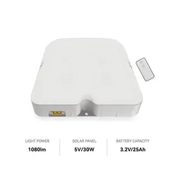 LED-Deckenleuchte Innendekorierte Solarleuchte Sonnensystem