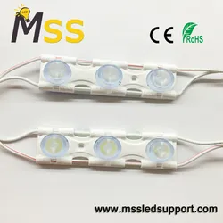 12V Módulos de LED de Injeção com Iluminação Lateral Edge SMD 3LED Modulos 3W 3030 Módulo de LED para Caixa de Iluminação de Dupla Visão