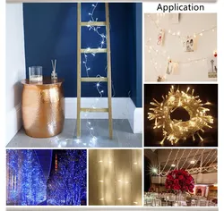 Ferngesteuerte RGB-farbwechselnde LED-IP65-Weihnachtslichterkette
