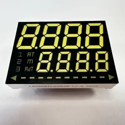 Dual-Line 4+4 Ziffern angepasst LED-Anzeige 7 Segment für Instrumententafel