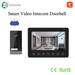 Hệ thống liên lạc video cửa ra vào Rfic nút cảm ứng thông minh cho ngôi nhà 7-I