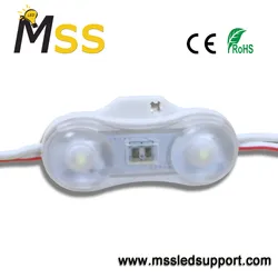 Alta Brilhância 2 LEDs ou 3 LEDs 3030 Módulo SMD IP67 Módulo de Injeção LED para Sinais Publicitários com CE RoHS UL