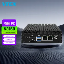 Instalação Fácil Computador de Controle Industrial Alta Eficiência Pequeno Baixo Consumo Micro PC Industrial Computador de Controle Mini PCS
