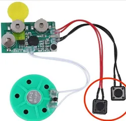 Módulo de Som com Sensor de Luz Módulo Musical Chip de Som Eletrônico