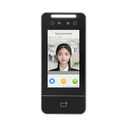 Xface50V Alta Definição 5-Inch Sistema de Controle de Acesso com Registro de Tempo Biométrico