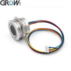 Wachstum R503-5V Wasserdicht DC5V Rund RGB Fingerabdruckmodul Sensor