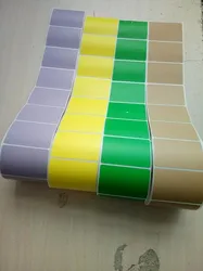 Etiqueta de papel térmico autoadesiva para impressão de código de barras