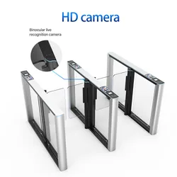 Sistema di Controllo Intelligente Easco Android 2g RAM Operazione Veloce Tornello in Lega di Alluminio Modulo di Accesso Personalizzato Porta di Velocità per Edificio Uffici
