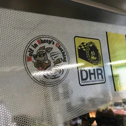 Adesivo de Vidro Vinil Impresso em Cores Personalizado com Visão Bidirecional