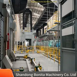 Impianto di verniciatura a polvere automatica professionale Linea di produzione di verniciatura a polvere Vendita diretta dalla fabbrica