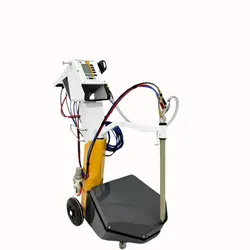 Hochübertragungsrate elektrostatische Pulverbeschichtungsmaschine mit digital einstellbaren Parametern