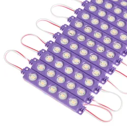 Dekoratives Licht SMD5630 Wasserdicht 5 LED-Modul Lila DC 12V Modul LED für Werbeschild Box Auto Van IP65