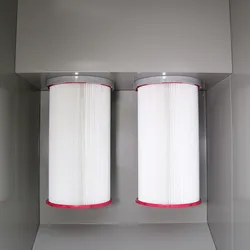 Kleine manuelle Pulverbeschichtungsanlage mit Filtersystem zur Rückgewinnung