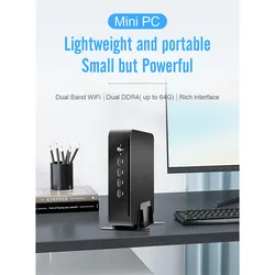 Mini PC Barebone Poderoso Computador Mini PC