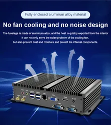 Eingebetteter Kern I5 I7 PC Mini Computer Mini PC