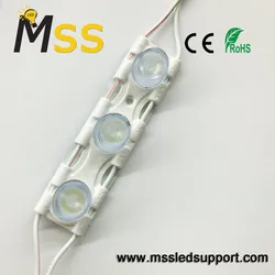 3W IP67 Wasserdicht DC12V SMD 3030 Spritzguss-LED-Modul Linse Seitenlicht-LED-Modul für Randlichtbox