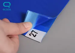 Tappetino adesivo per sala pulita, tappetini per tavolo in sala pulita, controllo della polvere, tappetino adesivo