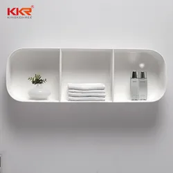 Solid Surface Badezimmer-Eckregal