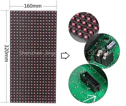 Preço de Fábrica Direto Módulo LED Vermelho Único para Exterior DIP346