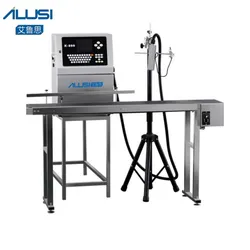 Ailusi Einspritzdrucker große Zeichen Batch-Codiermaschine Druck kontinuierlicher Ablaufdatum-Code Tintenstrahldrucker