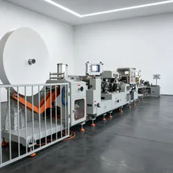 Sistema Avançado de Produção de Lenços com Recursos Inovadores para Eficiência
