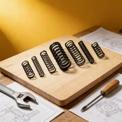 OEM Federfabrik maßgeschneiderte Spielzeugfeder galvanisierter Kohlenstoffstahl Coil Druckfeder