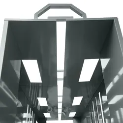 Cabine de Pintura a Pó Automática com Sistema de Recuperação de Pó Filtrado
