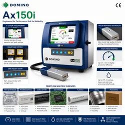 Hochzuverlässige Domino Ax150I Codiermaschine mit IP55 Schutz