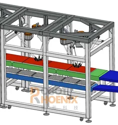 Kartonaufstellmaschine integriertes System
