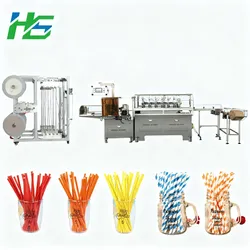 Hohe Nachfrage nach neuem Typ Papierstrohhalm-Maschine, Strohhalmverpackung und Papierstrohhalm-Produktionsmaschine
