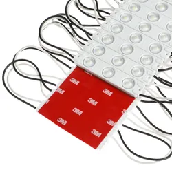 고출력 110V AC 1.5W LED 모듈 조명 렌즈 3-LED 광고 간판 조명 박스를 위한 인젝트 모듈
