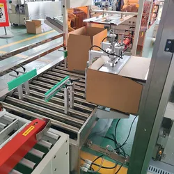 Máquina Automática de Montagem, Embalagem e Selagem de Caixas