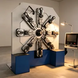 Máy chế biến lò xo nén CNC tốc độ cao đa năng