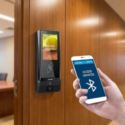 DESFire Smart Intercom Fingerabdruck Türschloss System Dynamischer QR-Code Generator Anzeige Zugangskontrollterminal
