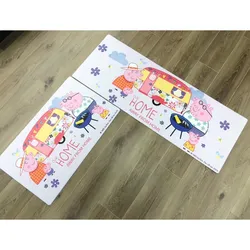 Tapetes Impressos de PVC Personalizados e Duráveis para Uso na Cozinha