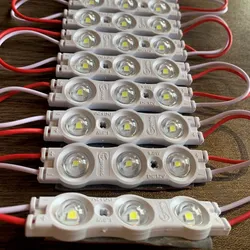 โมดูล LED สีขาว 3 โมดูล LED 12V กระแสตรง 1.8watt/PCS แสงโมดูล LED สำหรับป้ายโฆษณา แสงพื้นหลัง ป้ายสัญลักษณ์